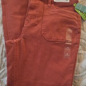 Womens Coral colored Jeans